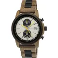 Produktbild: Holzwerk SUDERBURG Herren Holz Uhr Chronograph & Tachymeter, beige, schwarz gelb