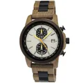 Produktbild: Holzwerk SUDERBURG Herren Holz Uhr Chronograph & Tachymeter, beige, schwarz gelb