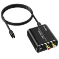 Produktbild: DA Wandler 192kHz DAC Konverter Digital-Analog-Wandler SPDIF Koaxial Toslink ...