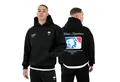 Produktbild: Smilodox Hoodie Striver, Kapuzenpullover Oversized mit Backprint, Kängurutasche Rippbündchen Smilodox Patch Brustprint Streetwear Gym Freizeit