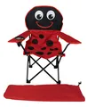 Produktbild: Kinder Campingsessel Anglerstuhl Getränkehalter Campingstuhl Tasche Marienkäfer