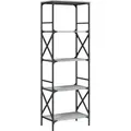 Produktbild: vidaXL Bücherregal 5 Böden Grau Sonoma 59x35x171 cm Holzwerkstoff