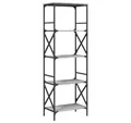 Produktbild: vidaXL Bücherregal, Buchregal 5 Böden Grau Sonoma 59x35x171 cm Holzwerkstoff