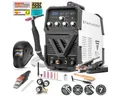 Produktbild: STAHLWERK Inverterschweißgerät AC/DC WIG 200 ST IGBT mit ARC MMA Vollausstattung, 30 - 200 A, Packung}, 13-tlg., Vollausstattung, Kombi-Schweißgerät mit 200 Ampere für WIG & ARC MMA