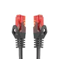 Produktbild: BIGtec 50m LAN Kabel Netzwerkkabel Patchkabel Ethernet 2 x RJ45 Stecker High Speed schwarz kompatibel zu Cat.5 Cat.6 Cat.7 Cat.8 Switch Router Modem Patchpanel Access Point Patchfeld