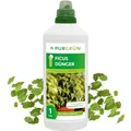 Produktbild: Purgrün® Ficus-Dünger 1 Liter – Schnell wirksame mineralische Rezeptur – Premium-Flüssigdünger mit Spurennährstoffen – NPK 10+4+6 – Stärkt die Widerstandskraft – Für kräftig grüne Blätter