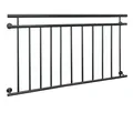 Produktbild: Französischer Balkon Fenstergitter Geländer Anthrazit Stabgeländer 156 x 90 cm