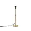 Produktbild: Qazqa - Modern Tischlampe Gold I Messing I Messing verstellbar - Parte I Wohnzimmer I Schlafzimmer I NachtNachttischlampe | Tischleuchte - Stahl Länglich - LED geeignet E27