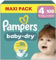 Produktbild: Pampers Baby Dry Gr4 9-14kg Maxi 108St Packung