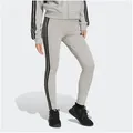 Produktbild: adidas Sportswear Trainingstights ESSENTIALS 3-STREIFEN COTTON LEGGINGS sportlicher Look mit 3-Streifen, aus Baumwolle und Elasthan grau S