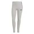 Produktbild: adidas Damen Essentials 3-Stripes Cotton Leggings Tights, medium grey heather/black, S