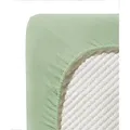 Produktbild: Fleuresse Spannbetttuch Jenny C, Grün, Textil, 200x200 cm, bügelleicht, Schlaftextilien, Bettwäsche, Bettlaken, Spannbettlaken