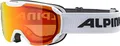 Produktbild: ALPINA Sports Thaynes HM Skibrille Kunststoff/Polycarbonat Weiß-Orange 100% UV-Schutz, A7270 8 11, Einheitsgröße