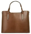 Produktbild: Cluty Henkeltasche, echt Leder, Made in Italy