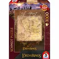 Produktbild: Schmidt Spiele Herr der Ringe Middle Earth Erwachsenen Puzzle Premium 1000 Teile