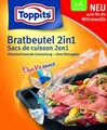 Produktbild: 1 x Toppits - Bratbeutel 2in1 - Größe L - Inhalt: 5 Stück - 350 x 430 mm