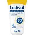 Produktbild: Ladival Allergische Haut Sonnenschutz-Gel Gesicht LSF 30, 50 ml, PZN 19362817
