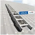 Produktbild: Weise Steigtechnik Vielzweckleiter Industrie-Qualität, Kaminkehrerleiter (15 Sprossen, 1-St., 4,20), robuste & sichere Dachleiter für Schornsteinfeger silberfarben einteilig | 35 cm x 4.20 cm x 420 cm