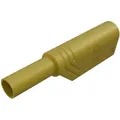 Produktbild: Sks Hirschmann - las s g Sicherheits-Lamellenstecker Stecker, gerade Stift-Ø: 4 mm Gelb 1 St.
