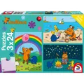 Produktbild: Schmidt Spiele Die Maus Puzzle Gute Freunde, 3x24 Teile, 1 St