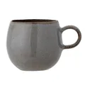 Produktbild: Bloomingville Sandrine Becher, Tasse, Grau, Steingut, 500 ml, dänisches Design