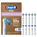 Produktbild: Oral-B Pro Sensitive Clean Aufsteckbürsten für elektrische Zahnbürste, 10 Stück,