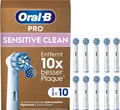 Produktbild: Oral-B Sensitive Clean Aufsteckbürsten – 10 Stück, original, neu, Weiß
