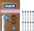 Produktbild: Oral-B Sensitive Clean Zahnbürstenaufsätze, 10 Stück, weiß