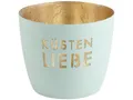 Produktbild: Giftcompany Windlicht Madras Windlicht M Küstenliebe eisblau/gold 8,5cm