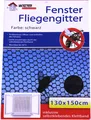 Produktbild: Fliegengitter Insektenschutz Mückengitter Insektennetz für Fenster Schwarz 130x150cm