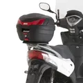 Produktbild: Topcase Träger schwarz Monolock Koffer o. Platte oder Max. Zuladung 3 kg Kymco 50 oder 125 Agility R16+ Bj 14
