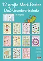 Produktbild: 12 große Merk-Poster DaZ-Grundwortschatz
