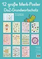 Produktbild: 12 große Merk-Poster DaZ-Grundwortschatz