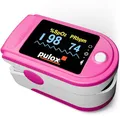 Produktbild: Pulsoximeter Pulox PO-200 Solo in Pink - Messung von Sauerstoffsättigung (SpO₂), Herzfrequenz (Puls) und Perfusions Index (PI)