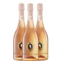 Produktbild: Fürst von Metternich Rosé Sekt Trocken (3 x 0,75 l) Exklusive Rosé-Cuvée aus hellgekeltertern Spätburgunder-Grundweinen, ausgewählte deutsche Weinbaugebiete, fruchtig und elegant