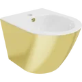 Produktbild: Mexen Lena wandmontiertes Bidet, Weiß/Gold - 35224806