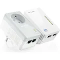 Produktbild: TP-Link TL-WPA4225 KIT - Wifi Powerline - 2 stuks - BE ) (500 Mbit/s) (TL-WPA4225 KIT (BE))