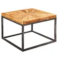 Produktbild: WOHNLING Couchtisch quadratisch Massivholz mango 55,0 x 55,0 x 40,0 cm, 1 St.