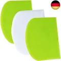 Produktbild: SURDOCA Teigschaber Teigkarte Teigschneider Teigspachtel Teigschaberkarte 3 PCs