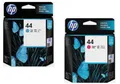 Produktbild: 2er orig. HP 44 - HP 51644AE CYAN + HP 51644AE MAGENTA DesignJet 350 450 455ca