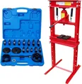 Produktbild: Werkstattpresse 20T Hydraulikpresse + Druckstücksatz 56-88mm – Rahmenpresse