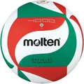Produktbild: Molten Volleyball V5M4000-DE, Größe 5, grün/rot/weiß, 280 Gramm, Spielball