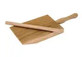 Produktbild: Tredoni Professionelles Gnocchi/Garganelli Holz-Paddel Schräg Grat Brett Pasta Hersteller + Stick, 9x12,5 cm