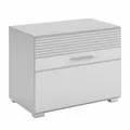 Produktbild: Sitzbank LINUS - weiß Hochglanz - 60 cm