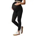 Produktbild: Be Mammy Umstandsleggings Umstandshose BE-1123 (1-tlg) ohne schwarz S-M
