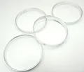Produktbild: 4 Zentrierringe aus Alu // Aluminium in Silber 74,1 mm - 72,6 mm