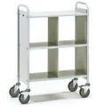 Produktbild: Fetra 4872 Bürowagen Stahl pulverbeschichtet Traglast (max.): 150kg Lichtgrau (RAL 7035)