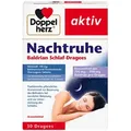 Produktbild: DOPPELHERZ Nachtruhe Baldrian Schlaf-Dragees 30 St