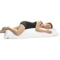 Produktbild: Seitenschläferkissen 40 x 145 cm, Bodypillow, Stilkissen, 100% weiche Mikrofaser, waschbar, sleepling - Weiß