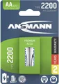 Produktbild: Ansmann 1312-0023, Wiederaufladbarer Akku, AA, Nickel-Metallhydrid (NiMH), 1,2 V, 2 Stück(e), 2100 mAh